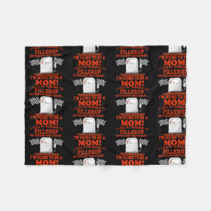 Pregnancy Reveal I'm Going to be a Mum Funny Fleece Blanket