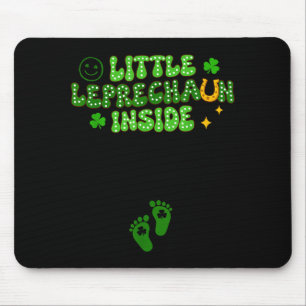 Pregnancy Reveal St Patrick's Day Mouse Pad