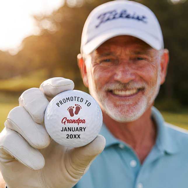 Pregnancy Reveal To Grandparents Baby Announcemet  Golf Balls (Creator Uploaded)