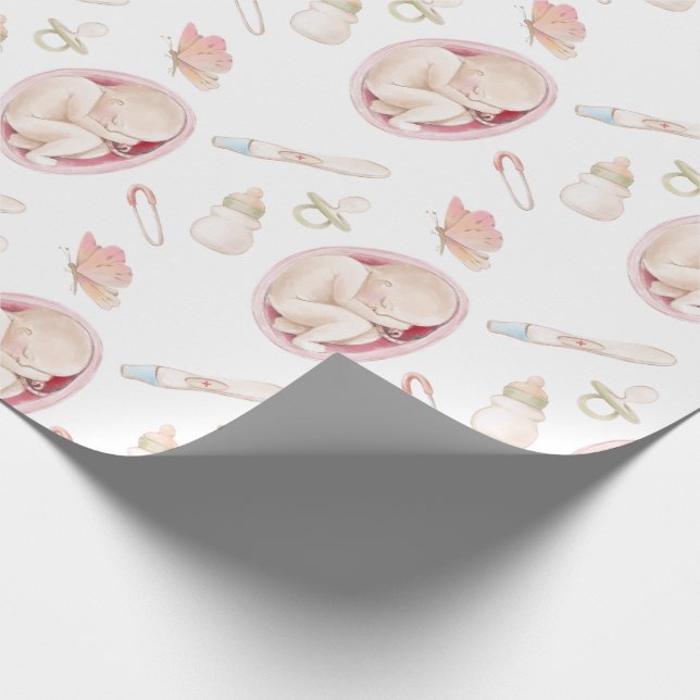 Pregnancy Wrapping Paper  (Corner)