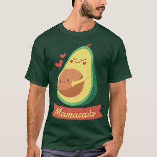 Pregnant Avocado Mum Pregnancy Cute Baby Babies Mo T-Shirt