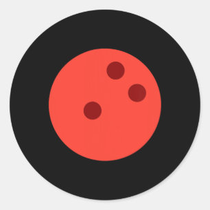 Pregnant Bowling - Pregnant Halloween Costume Shir Classic Round Sticker