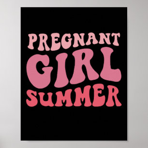 Pregnant Girl Summer  Poster