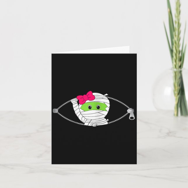 Pregnant Halloween Card (Front)