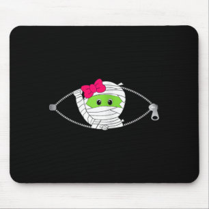 Pregnant Halloween Mouse Pad
