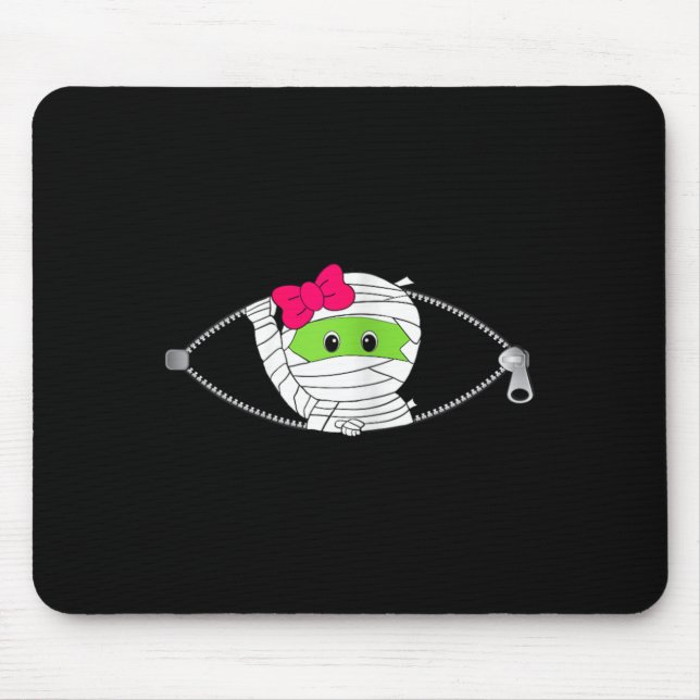 Pregnant Halloween Mouse Pad (Front)