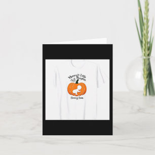 Pregnant Halloween Mummy's Little Pumpkin Coming S Card