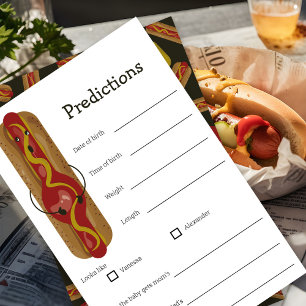 Pregnant hot dog baby baby shower game 