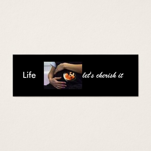 Pregnant - life let's cherish it (Front)