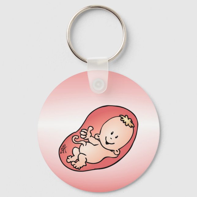 Pregnant - Pregnancy Key Ring (Front)