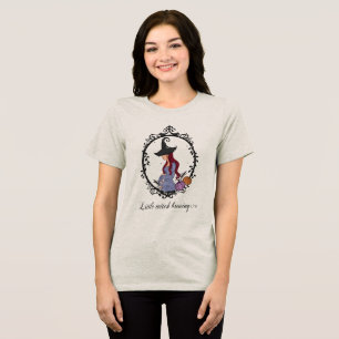 Pregnant Women Halloween Tri-Blend Shirt