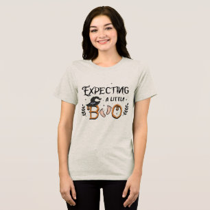 Pregnant Women Halloween Tri-Blend Shirt
