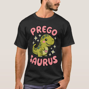 Pregosaurus Cute Retro Mommy Dinosaur Pregnancy An T-Shirt