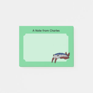 Prehistoric Animal Anomalocaris Rectangular Post-it Notes