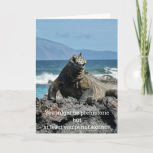 Prehistoric Birthday Card