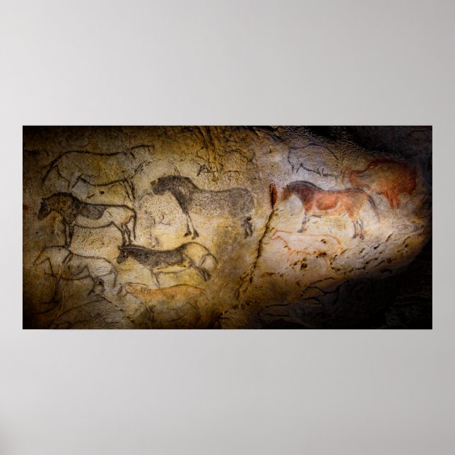 PREHISTORIC CAVE PAINTINGS POSTER (Front)