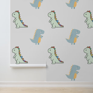 Prehistoric Dino World Wallpaper, kids room Wallpaper