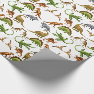 Prehistoric Dinosaur Paleo Wrapping Paper