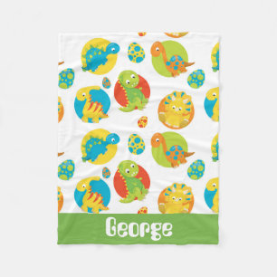Prehistoric Dinosaur pattern baby blanket