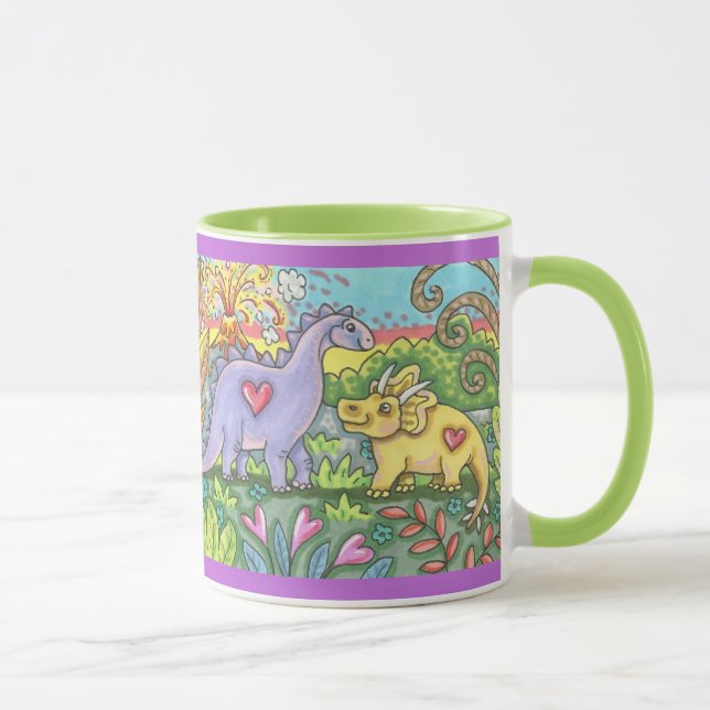 PREHISTORIC DINOSAURS MUG Custom (Right)