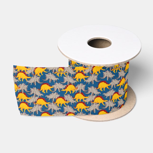 Prehistoric Era, Dinosaurs Satin Ribbon (Spool)