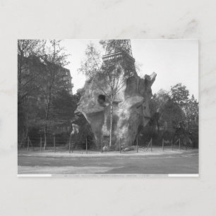 Prehistoric house postcard