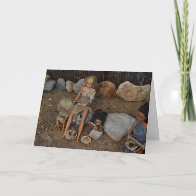 Prehistoric Living. Card (Front)