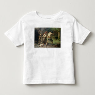 Prehistoric Man Hunting Bears, 1832 Toddler T-Shirt