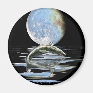 Prehistoric MOSASAUR & MOON Gift Range Magnet