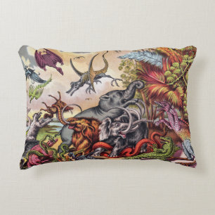 Prehistoric Playground Decorative Cushion