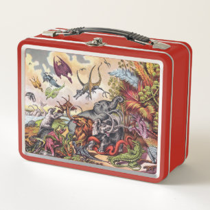Prehistoric Playground Metal Lunch Box