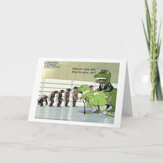 Prehistoric Police Lineup  Card (Front)