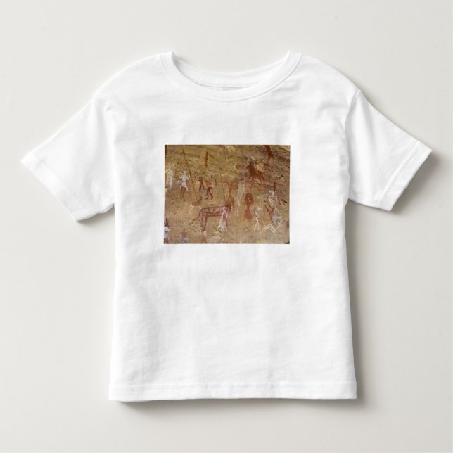 Prehistoric rock paintings, Akakus, Sahara Toddler T-Shirt (Front)