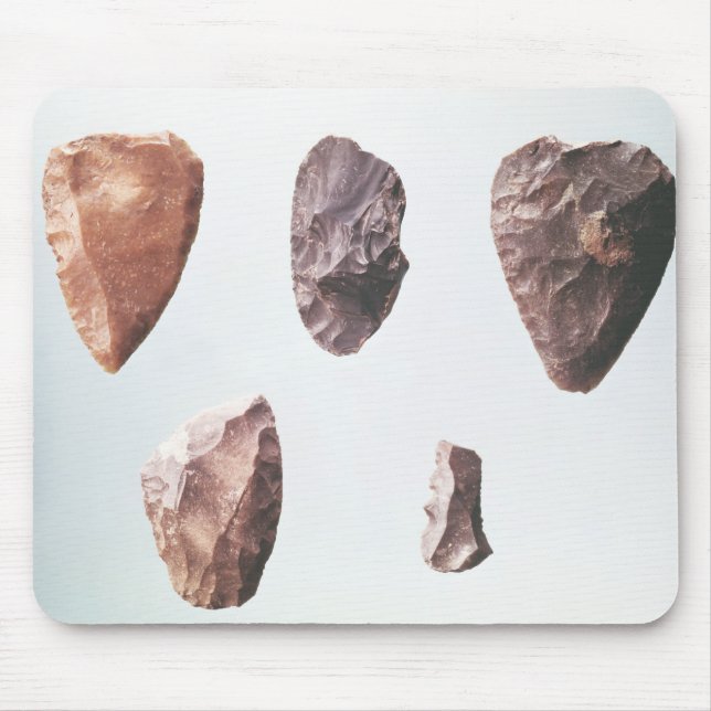 Prehistoric stone tools, from Grotte de Mouse Pad (Front)