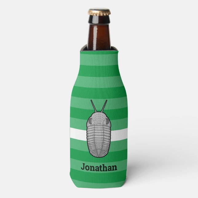 Prehistoric Trilobite Bottle Cooler (Bottle Front)