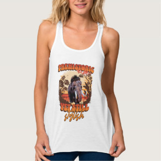 Prehistoric, Yet Still Stylish Woolly Mammoth Funn Singlet