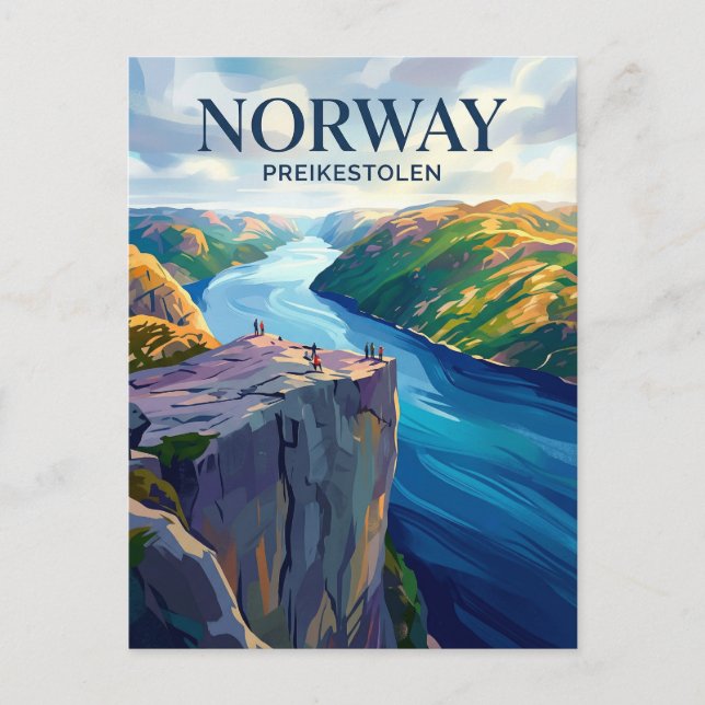 Preikestolen Norway Postcard (Front)