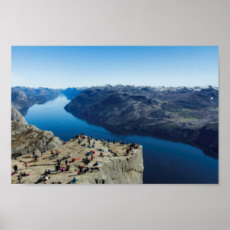 Preikestolen (Pulpit Rock) Norway Poster