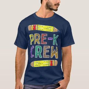 PreK Crew Funny PreK Teachers Back To School  T-Shirt
