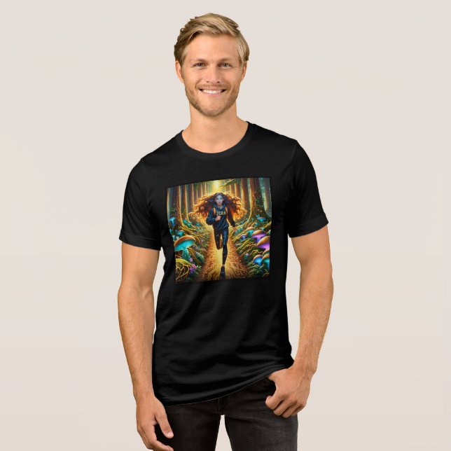 Preligion - Mushroom logo Tri-Blend Shirt (Front Full)