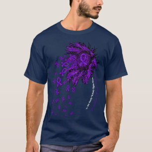 Premature Birth Awareness sunflower nobody fights T-Shirt