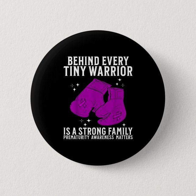 Prematurity Awareness For Nicu Parents Nicu Awaren 6 Cm Round Badge (Front)