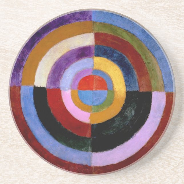 Premier Disque by Robert Delaunay Coaster (Front)