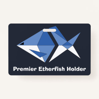 Premier Etherfisher ID ID Badge