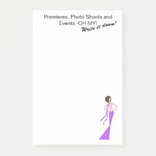 Premieres, Photo Shoots & Events! DIVA Post-it Notes