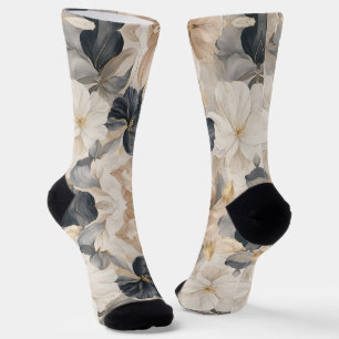 Premium Artistic Floral Abstraction Socks