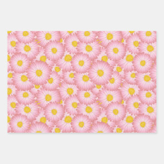 Premium Artistic Floral Gift Wrap -Set of 3 Sheets