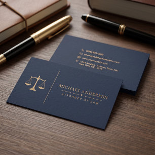 Premium Attorney Template Business Card