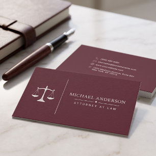 Premium Attorney Template Business Card