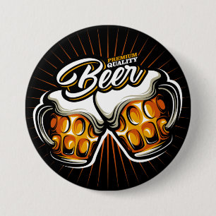 Premium Beer 7.5 Cm Round Badge